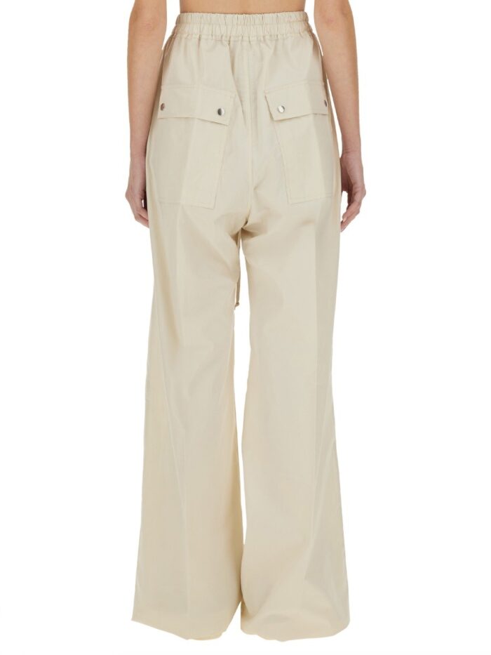 RICK OWENS WIDE LEG PANTS