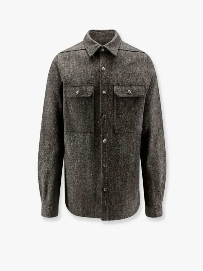 rick owens wool shirt RICK OWENS Wool Shirt