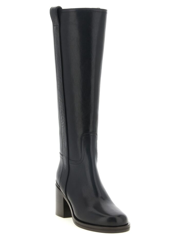 Brunello Cucinelli Riding Leather Boots With 'Precious Detail'