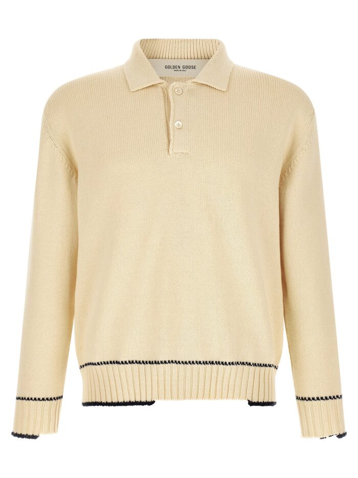 golden goose deluxe brand 'rindley' polo shirt Golden Goose Deluxe Brand 'Rindley' Polo Shirt