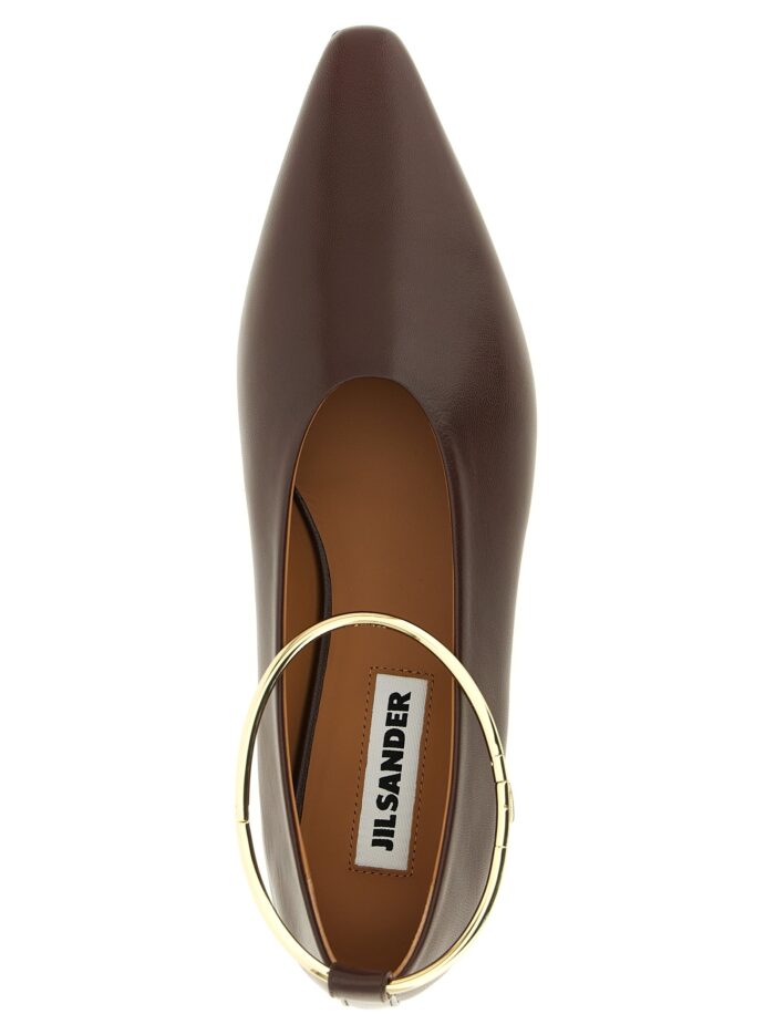 JIL SANDER 'Ring' Ballet Flats
