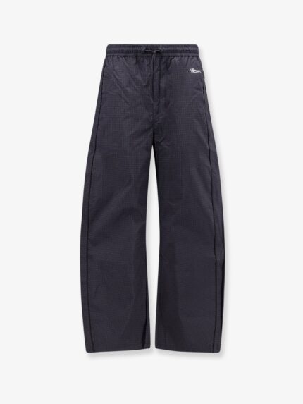 Represent Riot Track Cotton And Nylon Blend Trousers With Checked Pattern