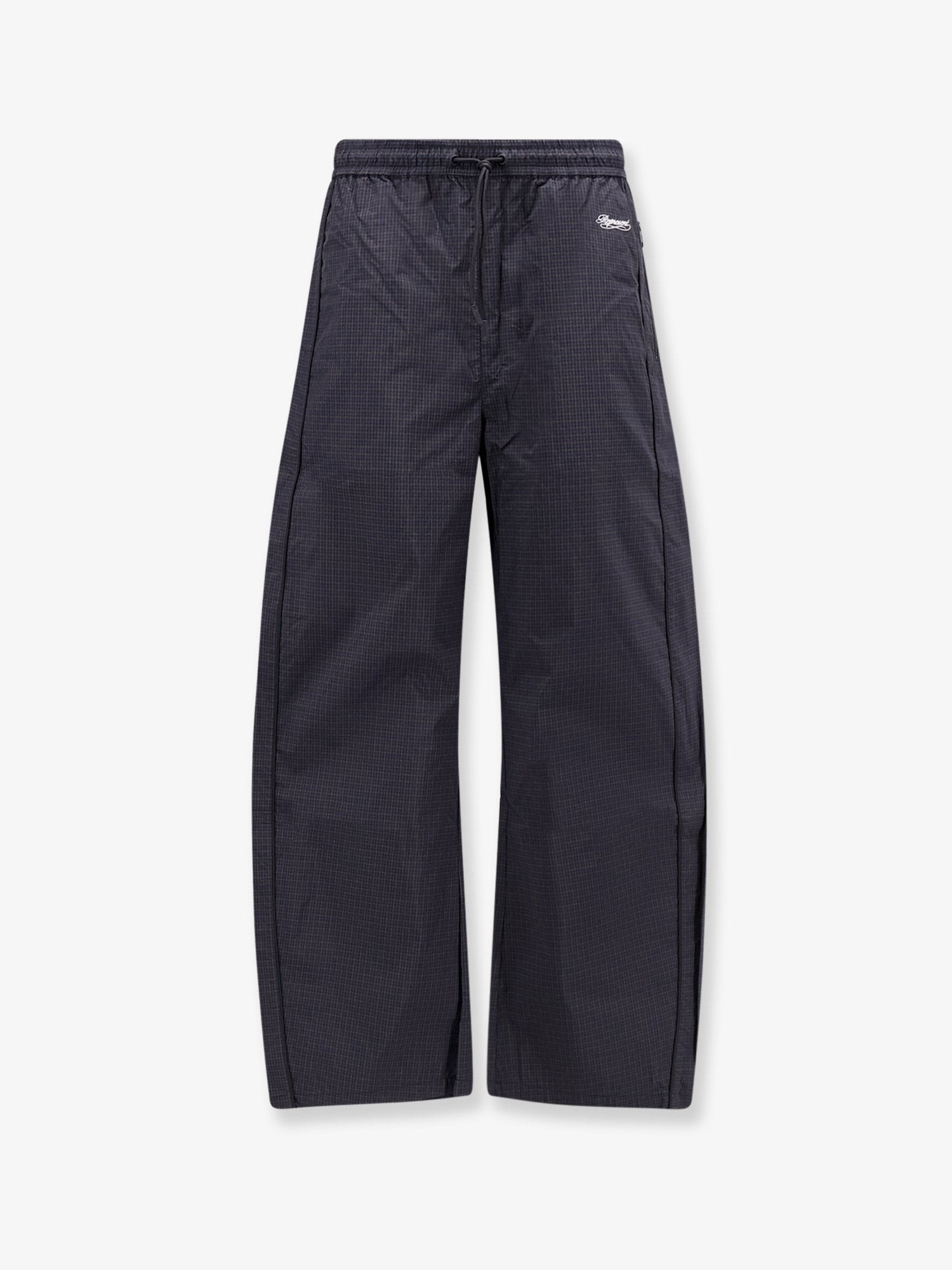 Represent Riot Track Cotton And Nylon Blend Trousers With Checked Pattern