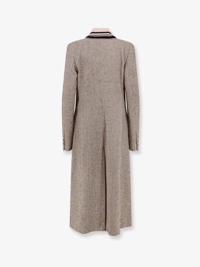 Dries Van Noten Ritt Madras Cotton Blend Coat