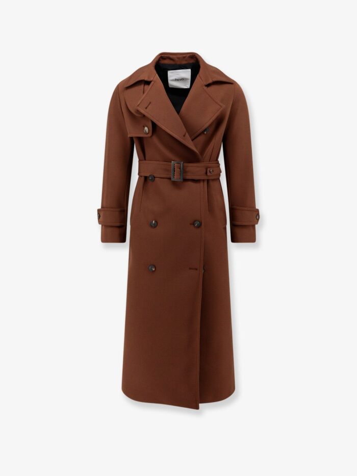 hevo rivabella trench with belt Hevo Rivabella Trench With Belt