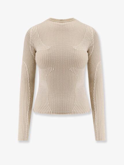 Roa Wavy Stretch Cotton Blend Top