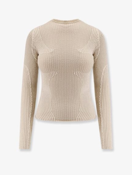 Roa Wavy Stretch Cotton Blend Top