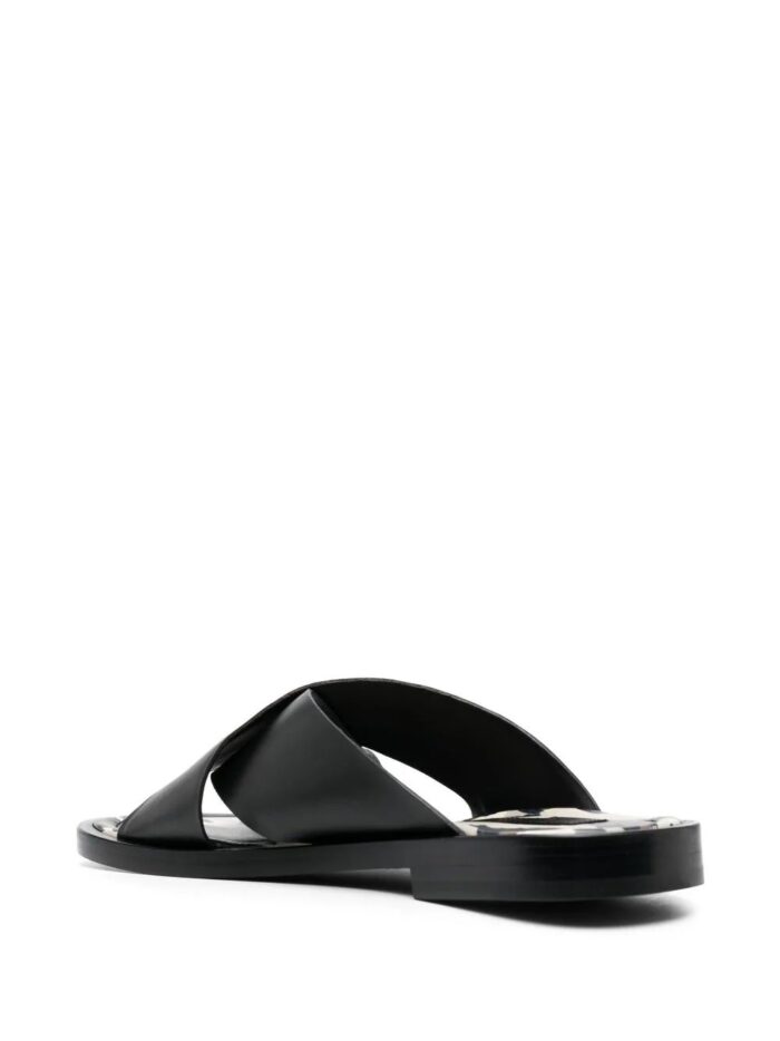 ROBERTO CAVALLI Leather Slides