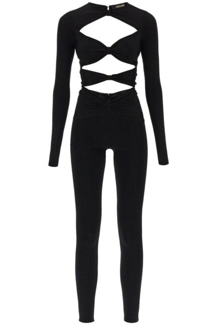 Roberto Cavalli Long-sleeved Jumpsuit With Cut-outs