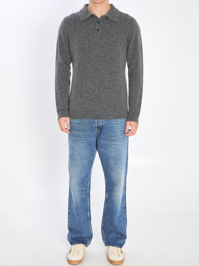 Roberto Collina Cashmere blend polo shirt