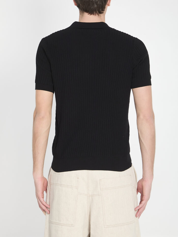 Roberto Collina Ribbed polo shirt