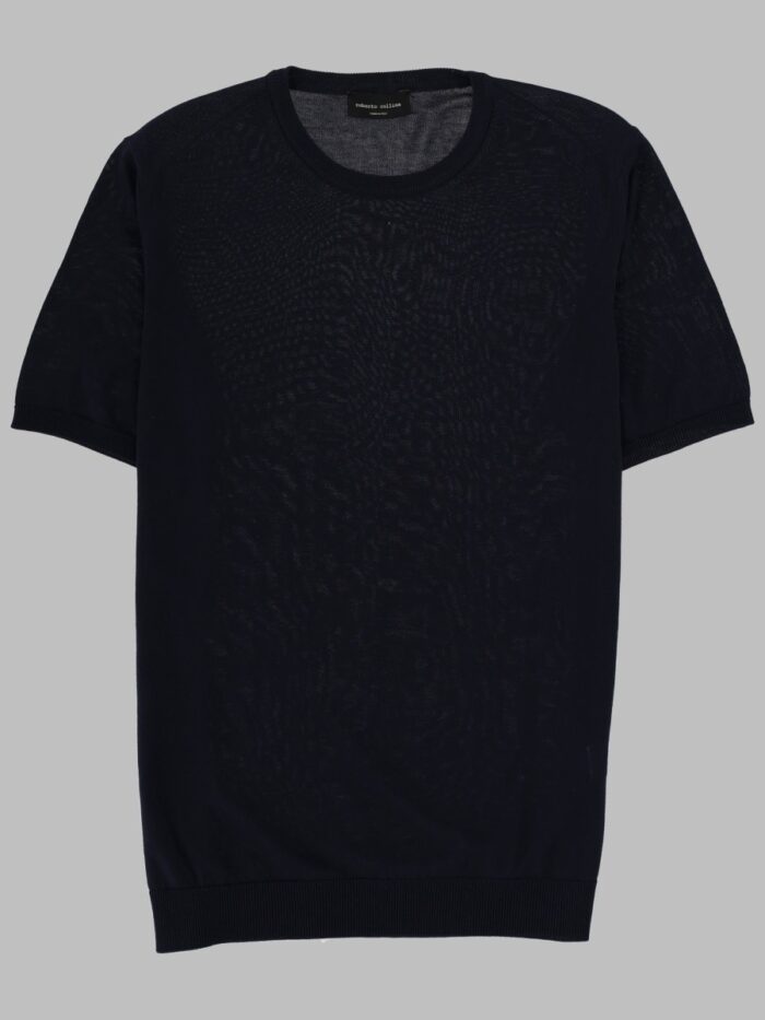 ROBERTO COLLINA Short Sleeve Sweater