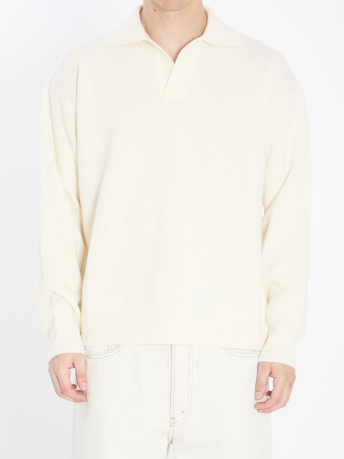 Roberto Collina Wool and cashmere over polo