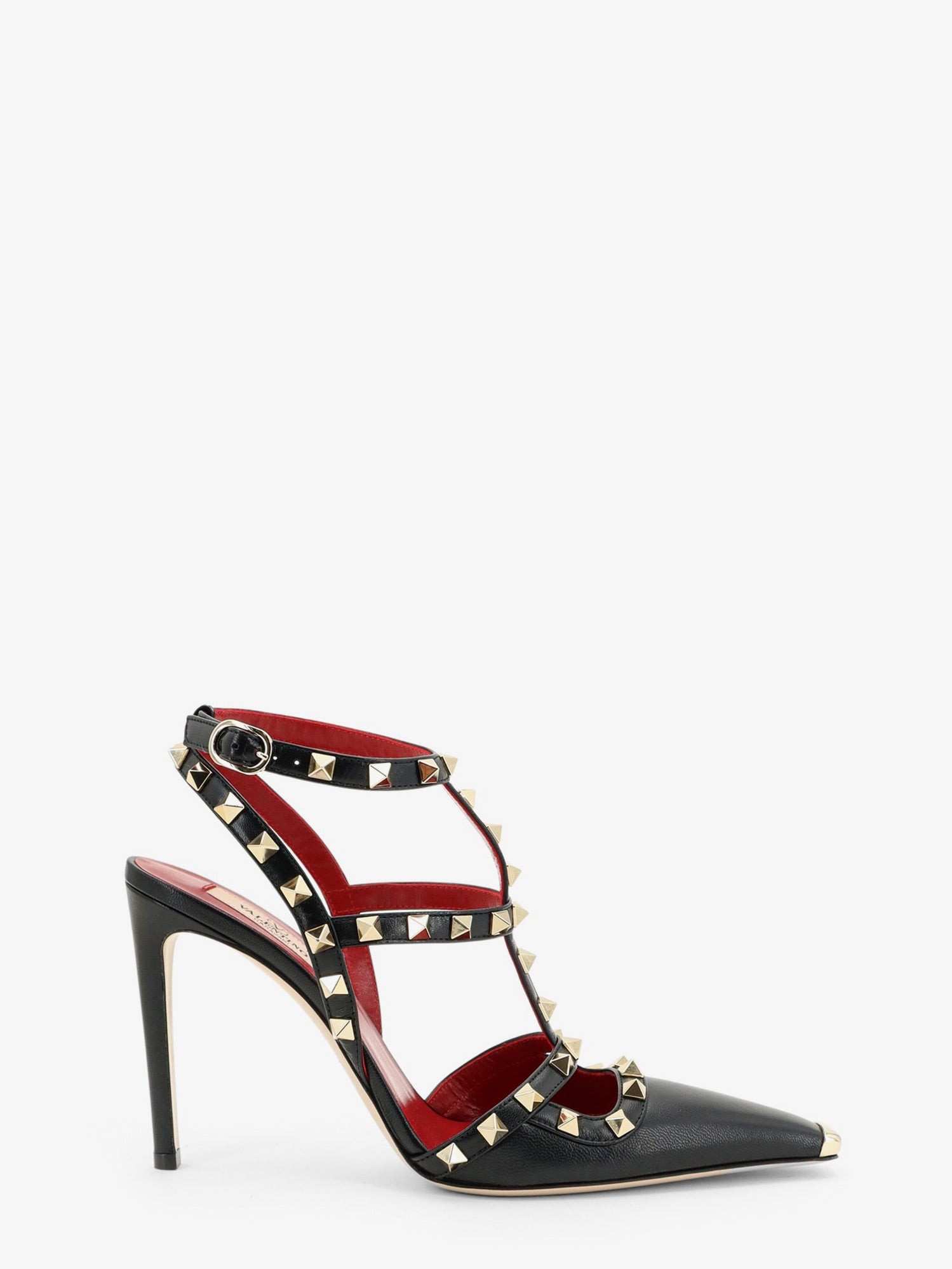 Valentino Garavani Rockstud Leather Pumps With Iconic Studs