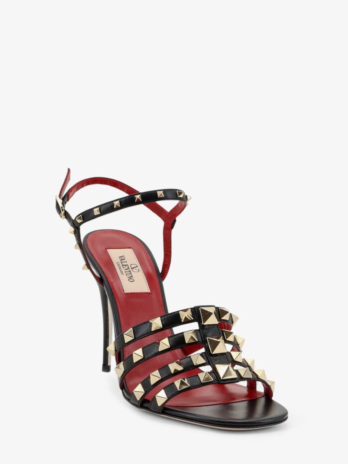 Valentino Garavani Rockstud Leather Sandals With Iconic All-over Studs