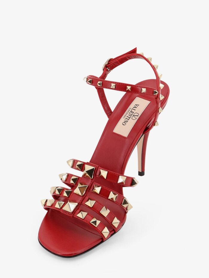 Valentino Garavani Rockstud Leather Sandals With Iconic All-over Studs
