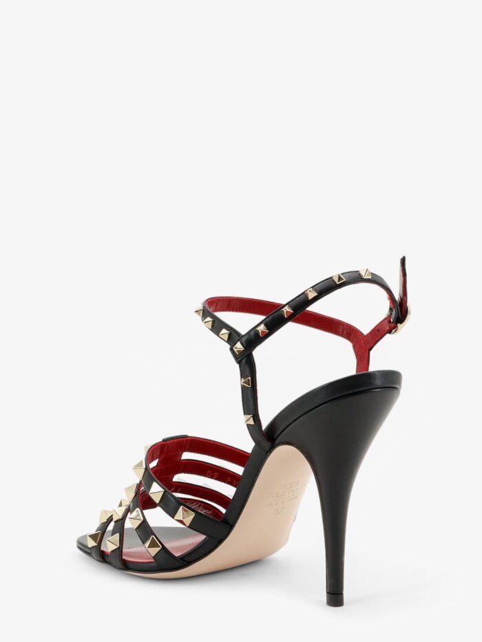 Valentino Garavani Rockstud Leather Sandals With Iconic All-over Studs