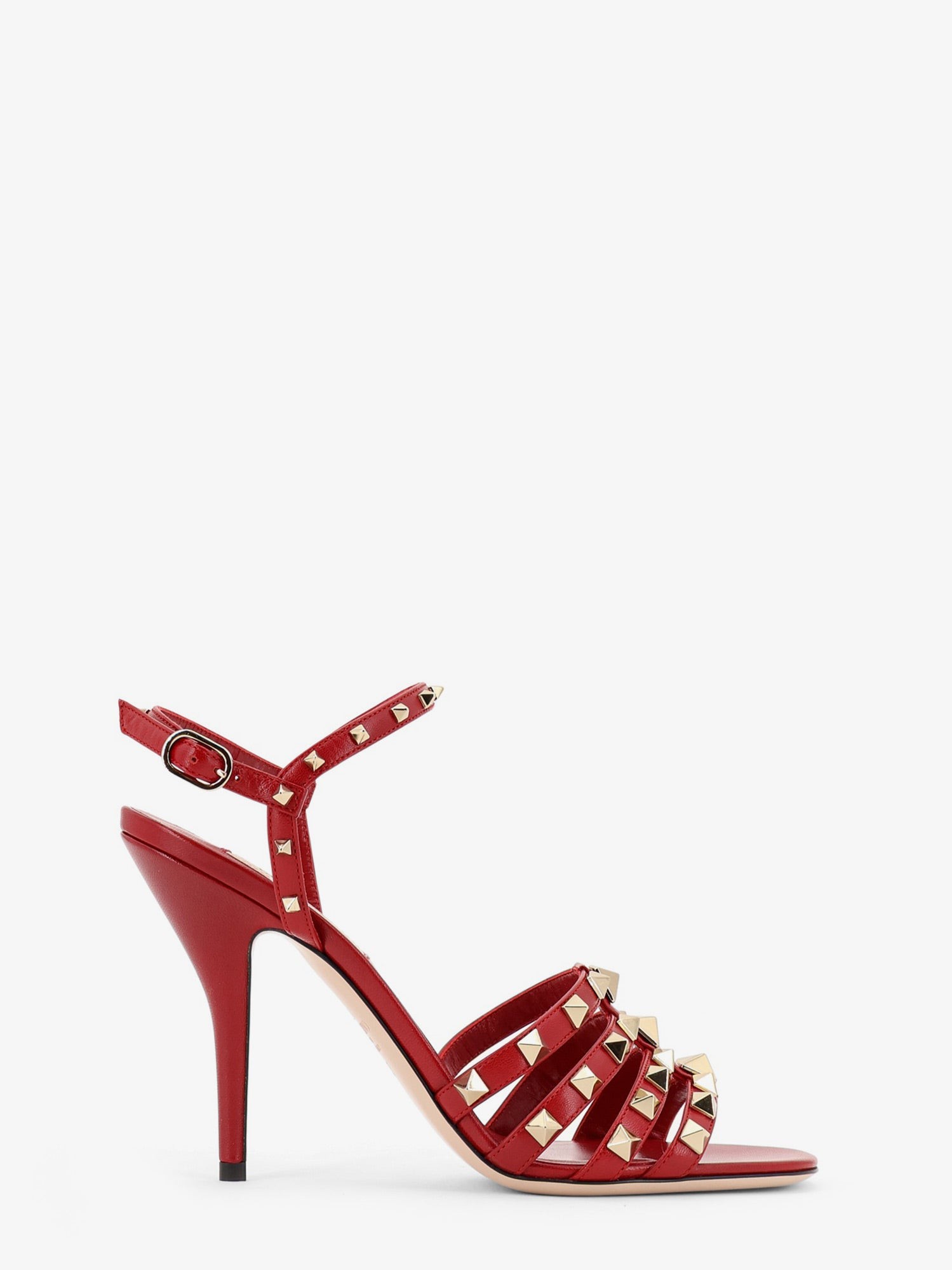 Valentino Garavani Rockstud Leather Sandals With Iconic All-over Studs
