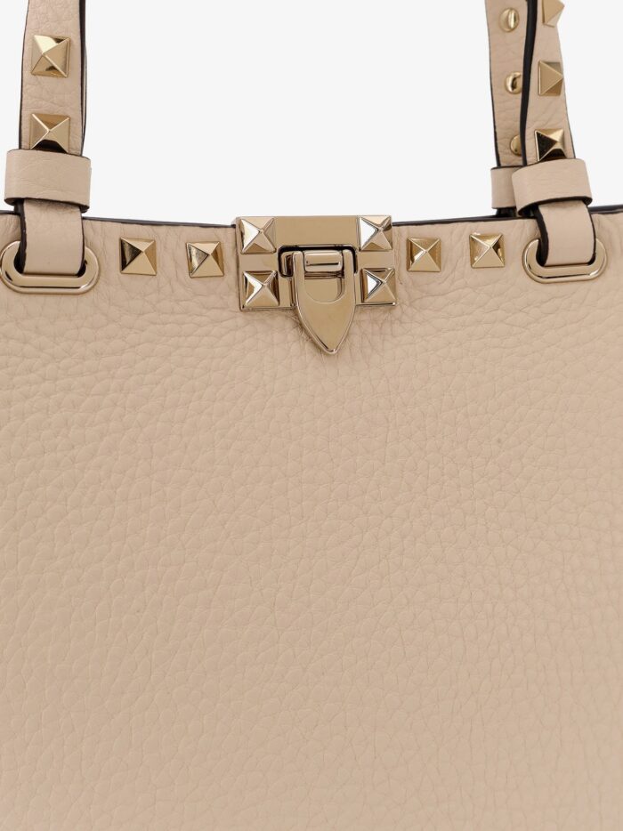 Rockstud Small Tote Valentino Garavani Leather Shoulder Bag