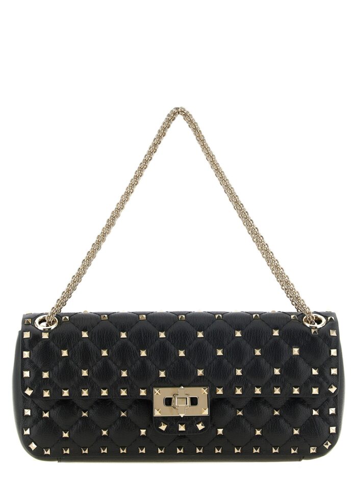 valentino garavani 'rockstud spike' medium shoulder bag Valentino Garavani 'Rockstud Spike' Medium Shoulder Bag