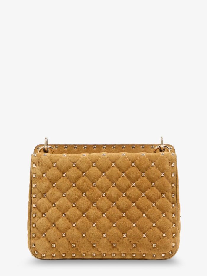 Valentino Garavani Rockstud Spike Suede Crossbody Bag With Iconic All-over Studs