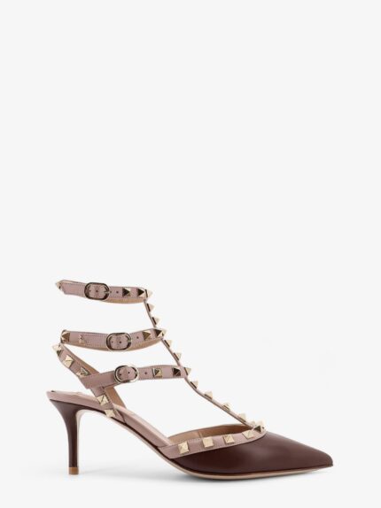 Rockstud Valentino Garavani Leather Décolleté Slingback