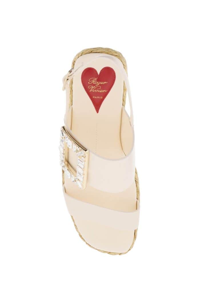 ROGER VIVIER "crystal Buckle Espadrilles