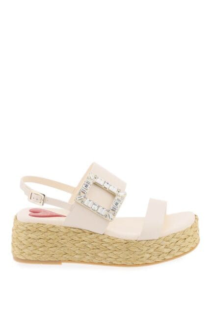 ROGER VIVIER "crystal Buckle Espadrilles