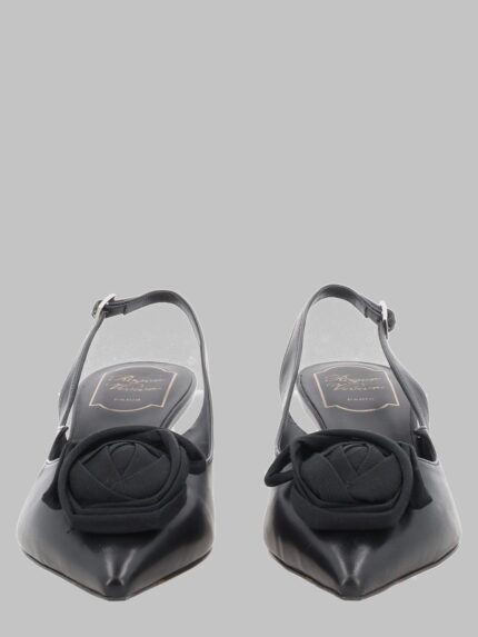 ROGER VIVIER DÉCOLLETÉ SLINGBACK "ROSE VIVIER" IN PELLE