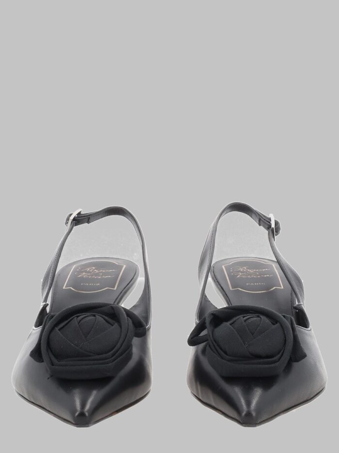 ROGER VIVIER DÉCOLLETÉ SLINGBACK "ROSE VIVIER" IN PELLE