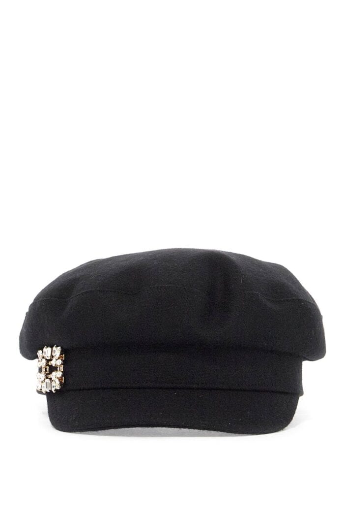 ROGER VIVIER Felt Sailor Hat With Br