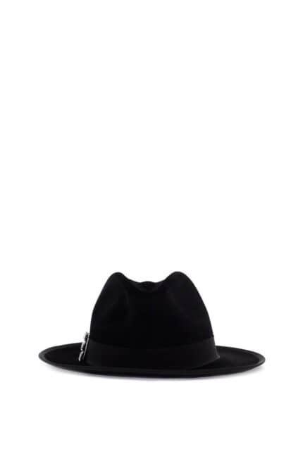 ROGER VIVIER "felted Wool Fedora Trs Vivier