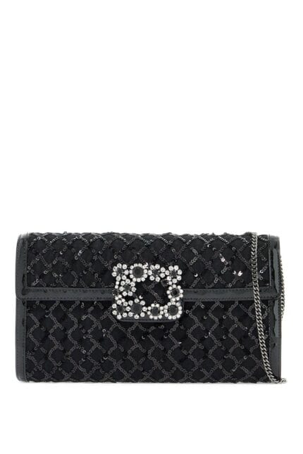 ROGER VIVIER "flower Buckle Envelope