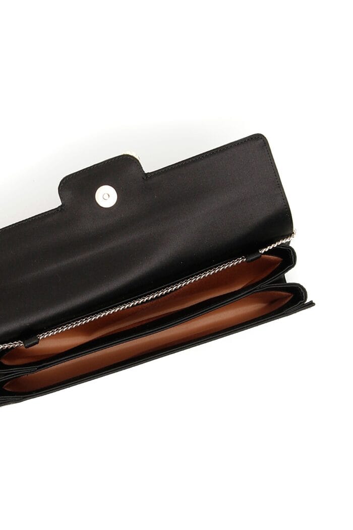 roger vivier flower buckle envelope clutch ROGER VIVIER Flower Buckle Envelope Clutch