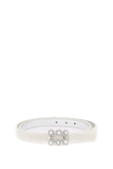 Roger Vivier Flower Strass Belt