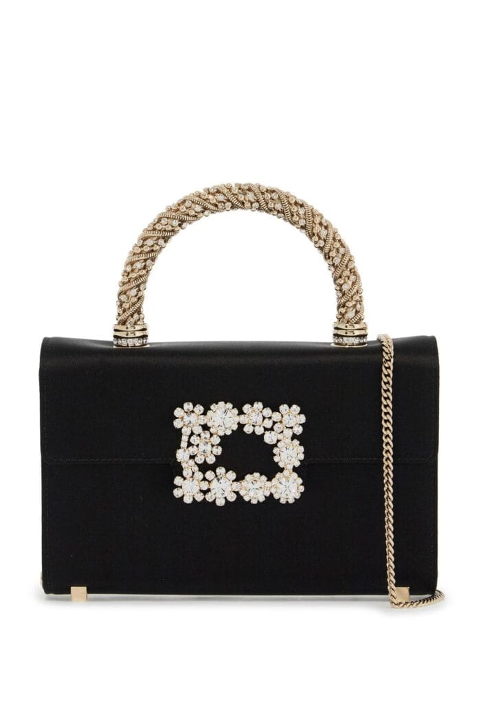 ROGER VIVIER Flower Strass Jewel Mini Bag