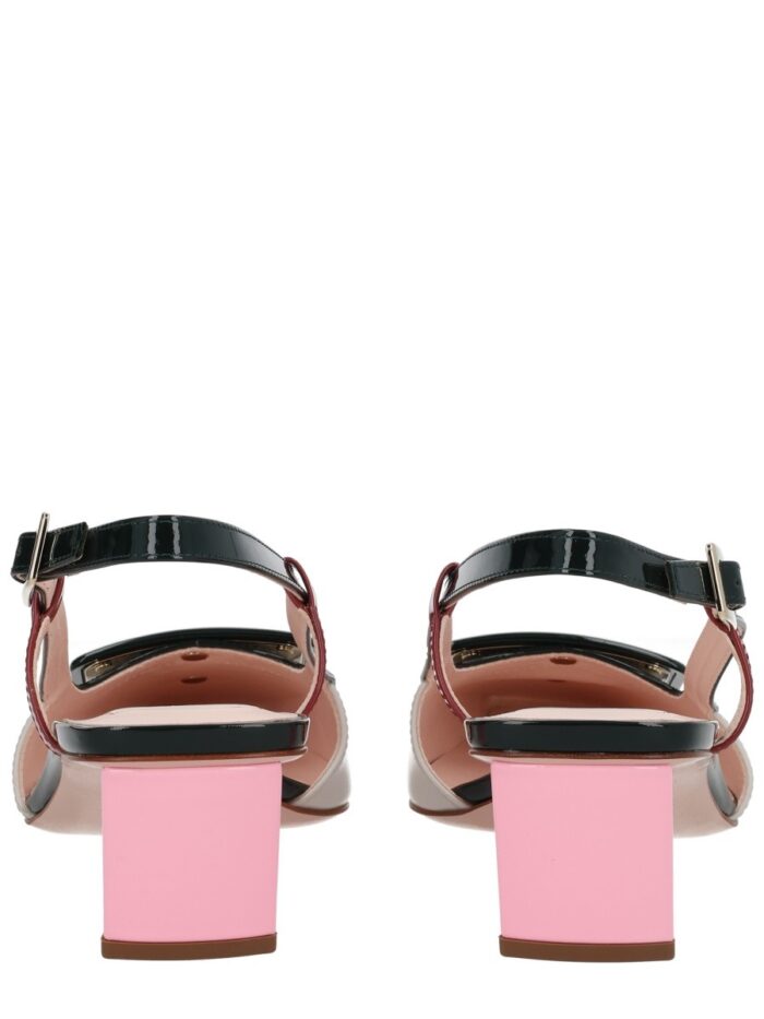 ROGER VIVIER "LACQUERED" SLINGBACK PUMPS