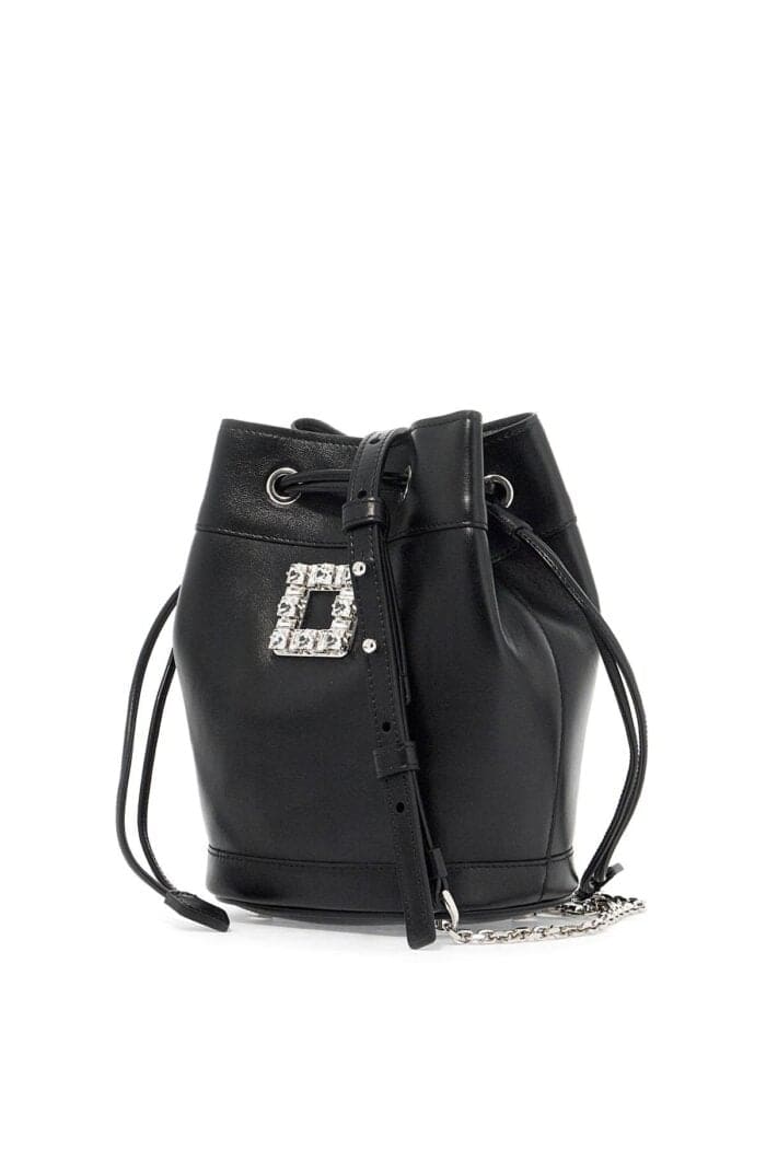 ROGER VIVIER Mini Leather Trs Vivier Bucket Bag