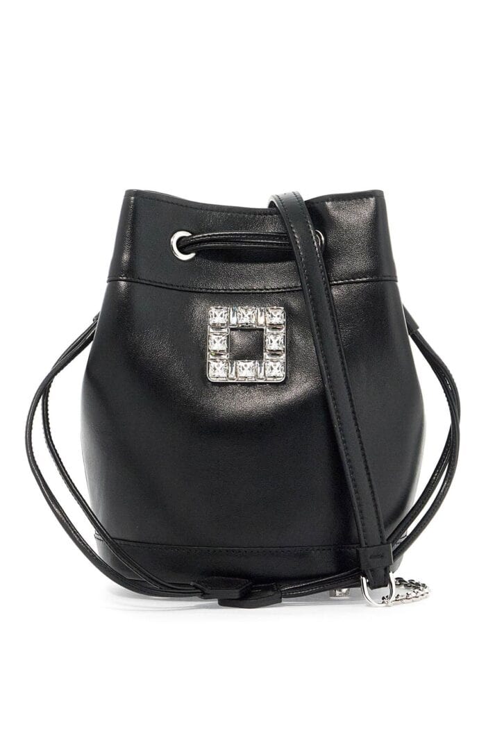 ROGER VIVIER Mini Leather Trs Vivier Bucket Bag