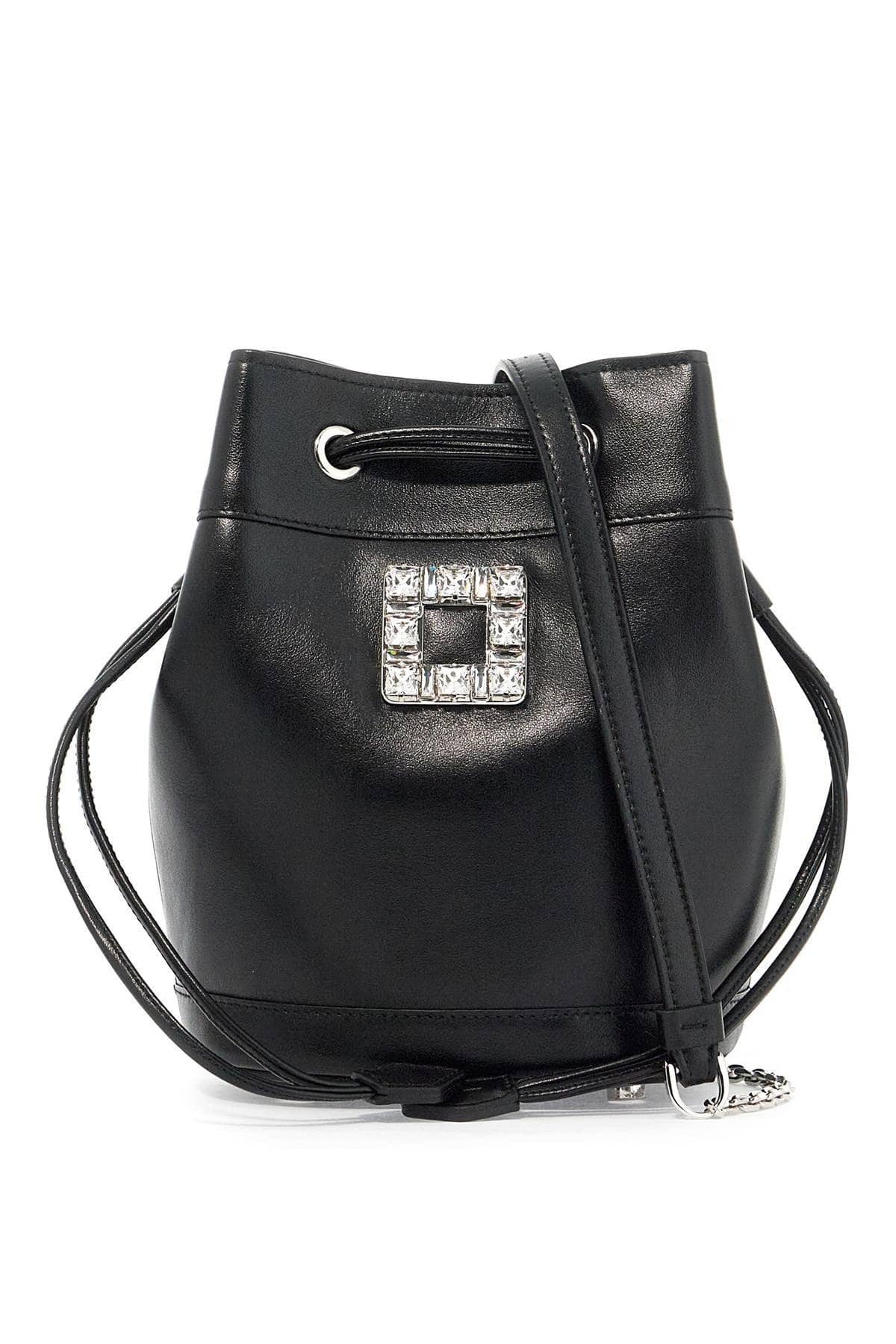 ROGER VIVIER Mini Leather Trs Vivier Bucket Bag