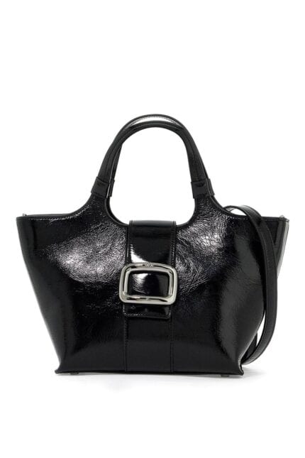 ROGER VIVIER Mini Viv' Chock Tote Bag In Patent