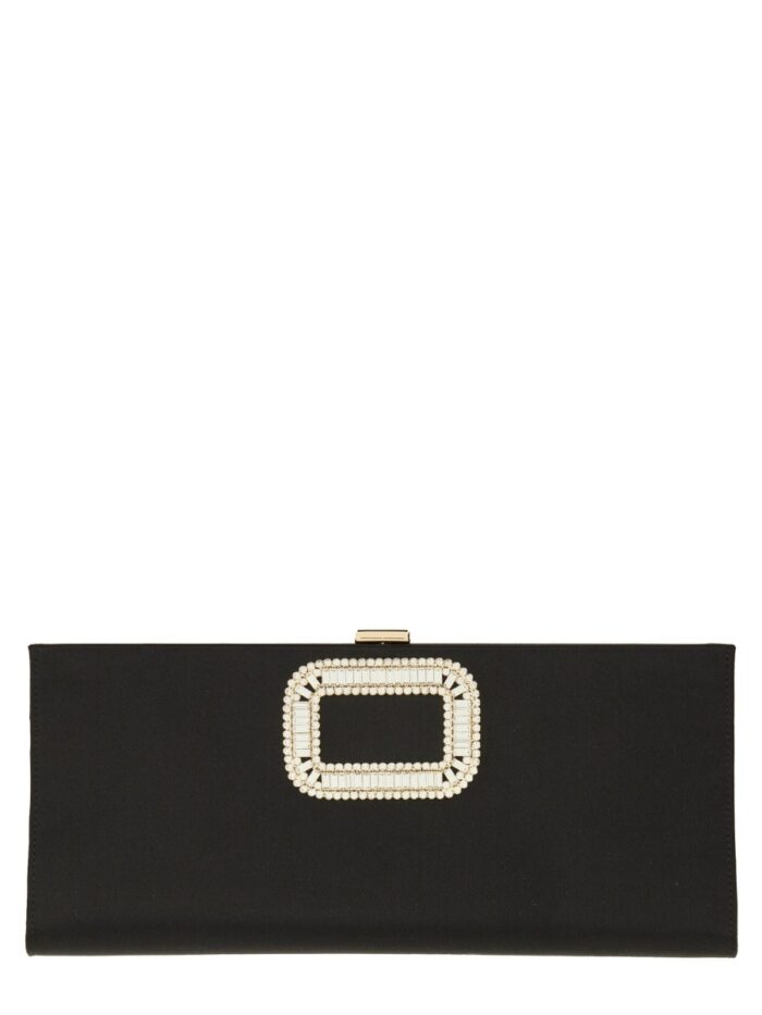 ROGER VIVIER "PILGRIM" BUCKLE CLUTCH BAG