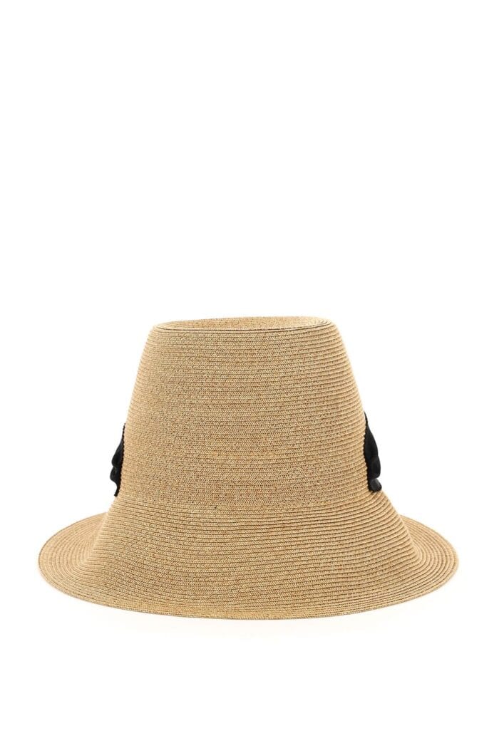 Roger Vivier Straw Hat With Broche Vivier Buckle