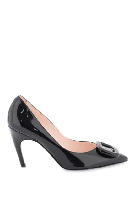 Roger Vivier Viv' Choc Patent Leather Pumps