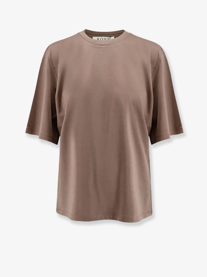 rohe cotton, modal and silk blend t shirt ROHE Cotton, Modal And Silk Blend T-shirt