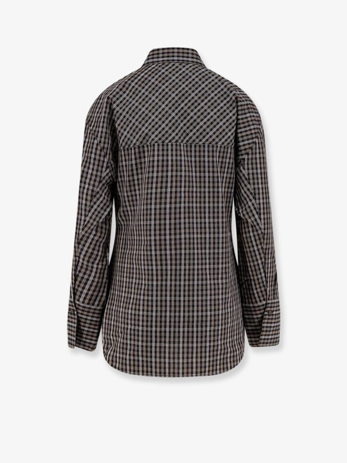ROHE Cotton Shirt With Check Pattern