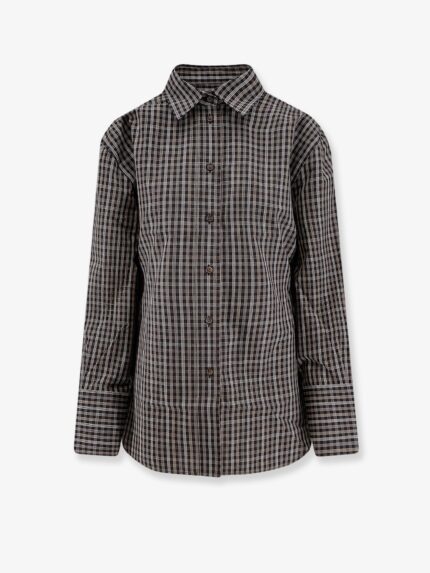 ROHE Cotton Shirt With Check Pattern