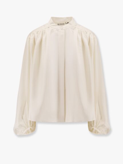 ROHE Crop Silk Shirt