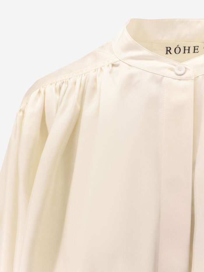 ROHE Crop Silk Shirt