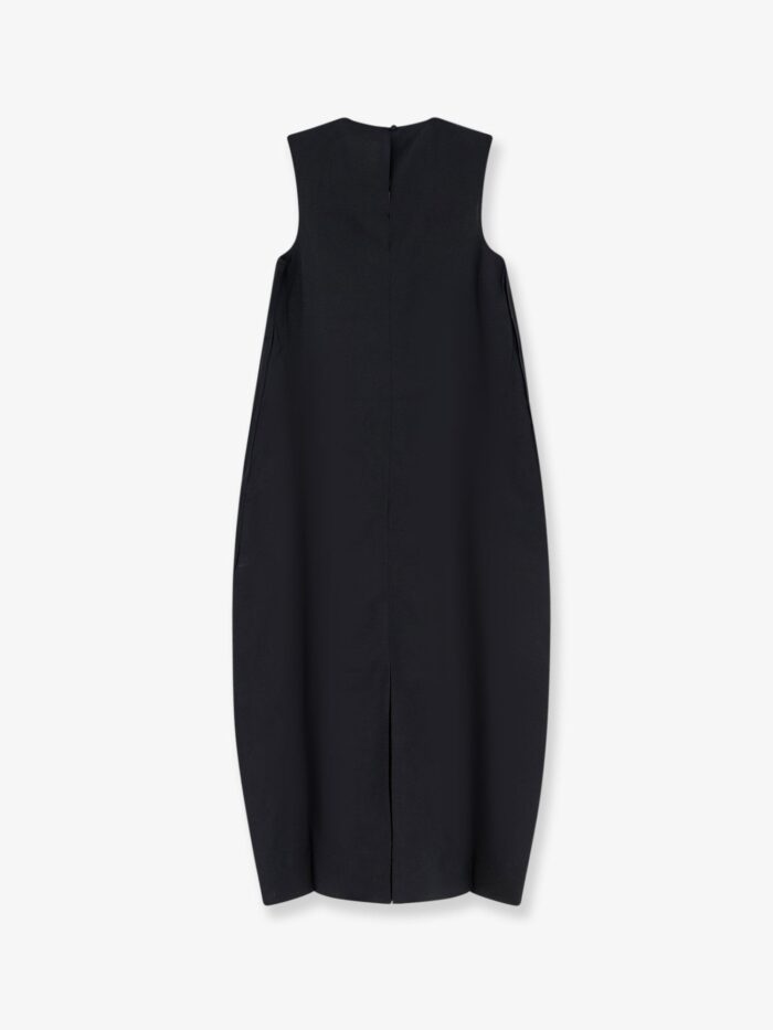 ROHE Hourglass Linen And Silk Blend Long Dress